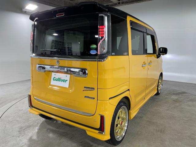スペーシアカスタム ハイブリッドＸＳターボ　禁煙車　純正ナビゲーション　フルセグテレビ　全方位モニター　ＬＥＤヘッドライト　クルーズコントロール　シートヒーター　ベンチシート　社外１６インチアルミホイール　両側パワースライドドア　スマートキー（57枚目）