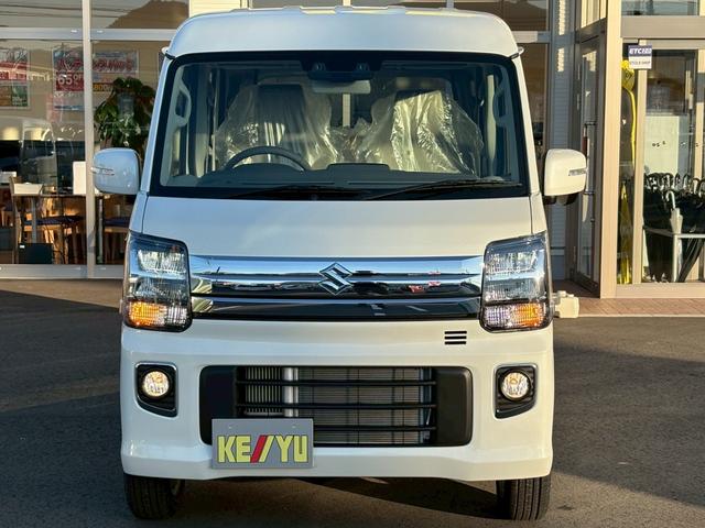 エブリイワゴン PZターボスペシャル 【4WDハイルーフ】【届出済未使用車】【衝突軽減装置&車線逸脱警報】LEDヘッドライト シートヒーター 両側電動スライド オートステップ コーナーセンサー スマートキー 純正AW 横滑り防止(14枚目)