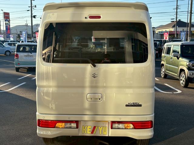 エブリイワゴン PZターボスペシャル 【4WDハイルーフ】【届出済未使用車】【衝突軽減装置&車線逸脱警報】LEDヘッドライト シートヒーター 両側電動スライド オートステップ コーナーセンサー スマートキー 純正AW 横滑り防止(18枚目)