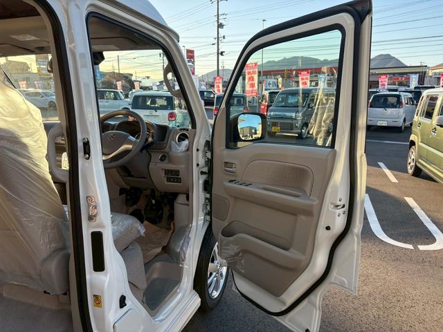 エブリイワゴン PZターボスペシャル 【4WDハイルーフ】【届出済未使用車】【衝突軽減装置&車線逸脱警報】LEDヘッドライト シートヒーター 両側電動スライド オートステップ コーナーセンサー スマートキー 純正AW 横滑り防止(21枚目)
