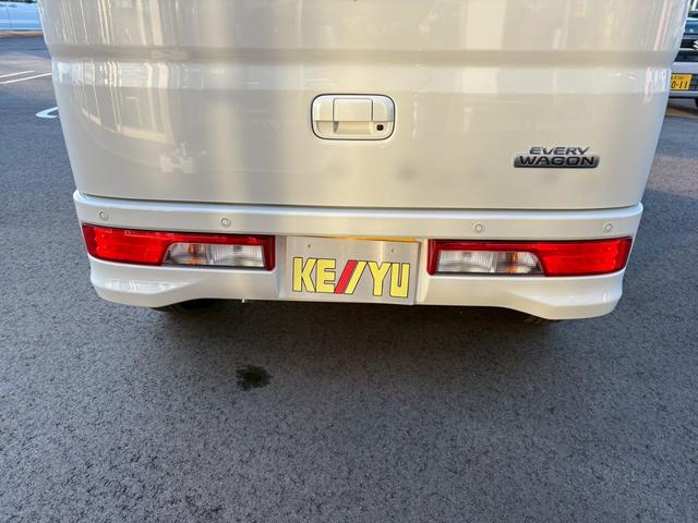 エブリイワゴン PZターボスペシャル 【4WDハイルーフ】【届出済未使用車】【衝突軽減装置&車線逸脱警報】LEDヘッドライト シートヒーター 両側電動スライド オートステップ コーナーセンサー スマートキー 純正AW 横滑り防止(48枚目)