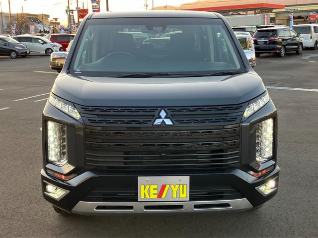 デリカD:5 P 4WD ディーゼル 全方位モニター 10インチフローティング ハンドル・電動シートヒーター 自動追従クルコン BSM LED BT ETC パドルシフト 両側パワスラ スペアキー 禁煙車 記録簿(12枚目)