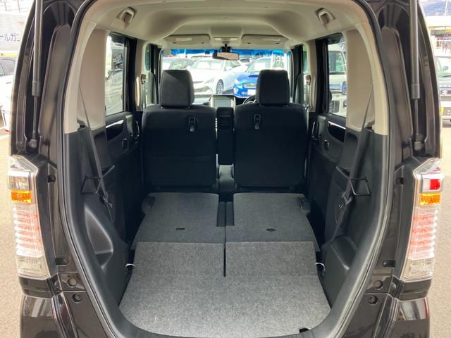 N-BOXカスタム G ターボSSパッケージ 特別仕様車 4WD 禁煙車 7インチ純正ナビ バックカメラ Bluetooth 衝突軽減 横滑り シートヒーター ETC クルーズコントロール ドアミラーヒーター 両側自動スライド(35枚目)