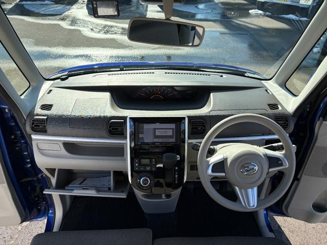 タント Ｘ　ＳＡＩＩＩ　４ＷＤ　スマートアシストＩＩＩ　社外７インチナビ　ドラレコ前後　シートヒーター　コーナーセンサー　自動スライドドア　２０２４年夏タイヤ　ＥＴＣ　ＣＤ　オートライト　オートエアコン　アイドリングストップ（3枚目）