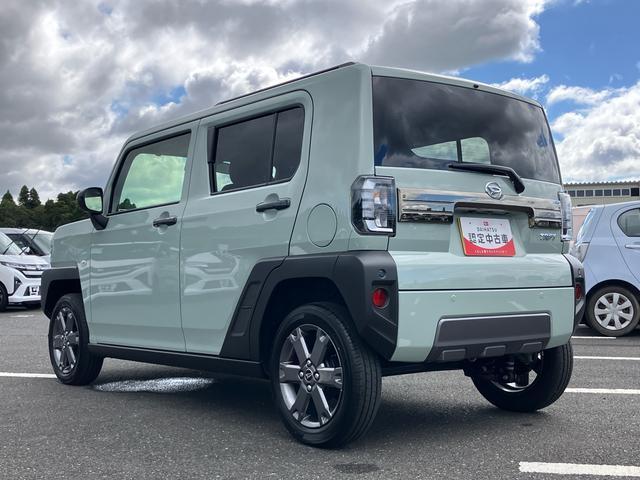 タフト Ｇターボ　ダーククロムベンチャー　ＬＥＤヘッドライト／スカイフィールトップ／アダプティブクルーズコントロール／プッシュボタンエンジンスターター／アイドリングストップ／オートライト／コーナーセンサー／衝突回避支援システム／オートエアコン（4枚目）