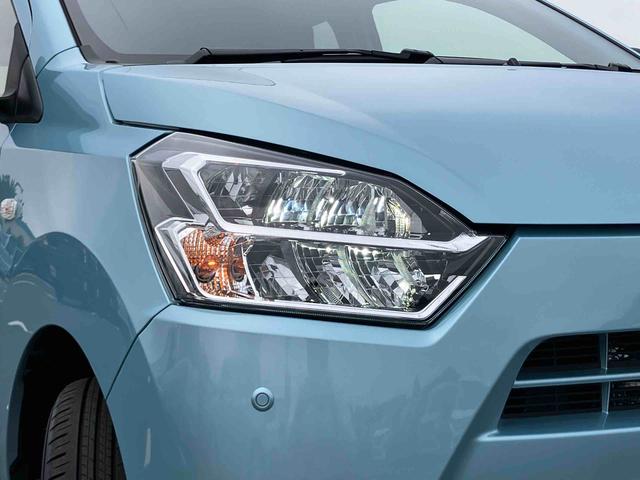 ミライース X SAIII LEDヘッドライト/電動格納ミラー/オートライト/キーレスエントリー/コーナーセンサー/アイドリングストップ/衝突回避支援システム/横滑り防止装置/マニュアルエアコン/盗難防止用セキュリティアラーム(4枚目)