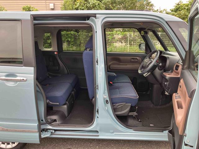 ムーヴキャンバス セオリーGターボ 両側電動スライドドア LEDヘッドライト&フォグランプ シートヒーター 保温カップホルダー 電動駐車ブレーキ バックカメラ ステアリングスイッチ 自動追従クルコン 衝突被害軽減ブレーキ(20枚目)