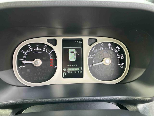 ムーヴキャンバス ストライプスG 両側電動スライドドア LEDヘッドライト&フォグランプ シートヒーター 保温カップホルダー 電動駐車ブレーキ バックカメラ ステアリングスイッチ コーナーセンサー 衝突被害軽減ブレーキ(8枚目)