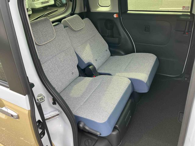 ムーヴキャンバス ストライプスG 両側電動スライドドア LEDヘッドライト&フォグランプ シートヒーター 保温カップホルダー 電動駐車ブレーキ バックカメラ ステアリングスイッチ コーナーセンサー 衝突被害軽減ブレーキ(10枚目)