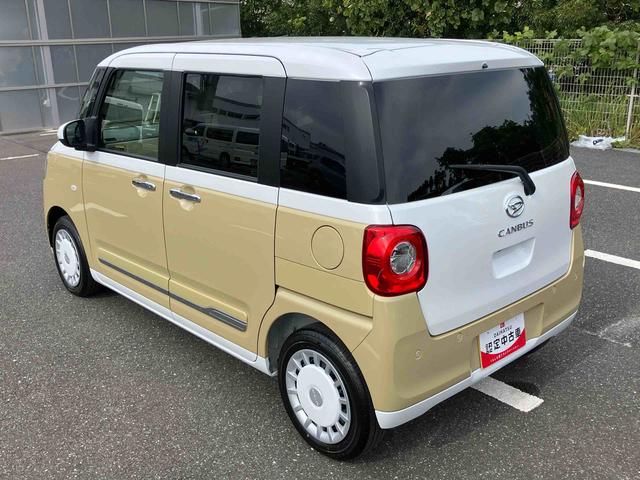 ムーヴキャンバス ストライプスG 両側電動スライドドア LEDヘッドライト&フォグランプ シートヒーター 保温カップホルダー 電動駐車ブレーキ バックカメラ ステアリングスイッチ コーナーセンサー 衝突被害軽減ブレーキ(26枚目)