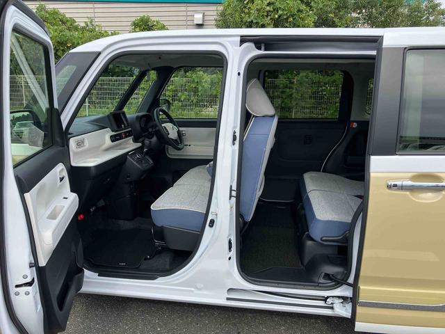 ムーヴキャンバス ストライプスG 両側電動スライドドア LEDヘッドライト&フォグランプ シートヒーター 保温カップホルダー 電動駐車ブレーキ バックカメラ ステアリングスイッチ コーナーセンサー 衝突被害軽減ブレーキ(28枚目)