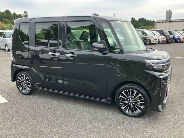 タント カスタムＲＳ　ターボエンジン　１５インチアルミ　バックカメラ　両側電動スライドドア　シートヒーター　電動駐車ブレーキ　ＬＥＤライト＆フォグ　上下２段調節式デッキボード　コーナーセンサー　衝突被害軽減ブレーキ（19枚目）