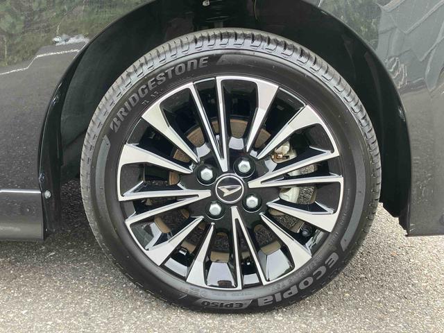 タント カスタムＲＳ　ターボエンジン　１５インチアルミ　バックカメラ　両側電動スライドドア　シートヒーター　電動駐車ブレーキ　ＬＥＤライト＆フォグ　上下２段調節式デッキボード　コーナーセンサー　衝突被害軽減ブレーキ（21枚目）