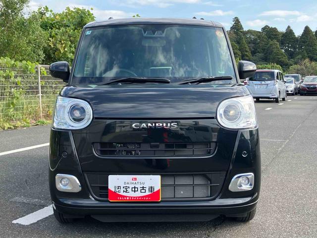 ムーヴキャンバス セオリーGターボ 両側電動スライドドア LEDヘッドライト&フォグランプ シートヒーター 保温カップホルダー 電動駐車ブレーキ バックカメラ ステアリングスイッチ 自動追従クルコン 衝突被害軽減ブレーキ(14枚目)