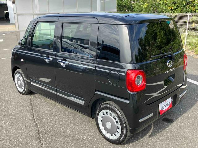 ムーヴキャンバス セオリーGターボ 両側電動スライドドア LEDヘッドライト&フォグランプ シートヒーター 保温カップホルダー 電動駐車ブレーキ バックカメラ ステアリングスイッチ 自動追従クルコン 衝突被害軽減ブレーキ(26枚目)