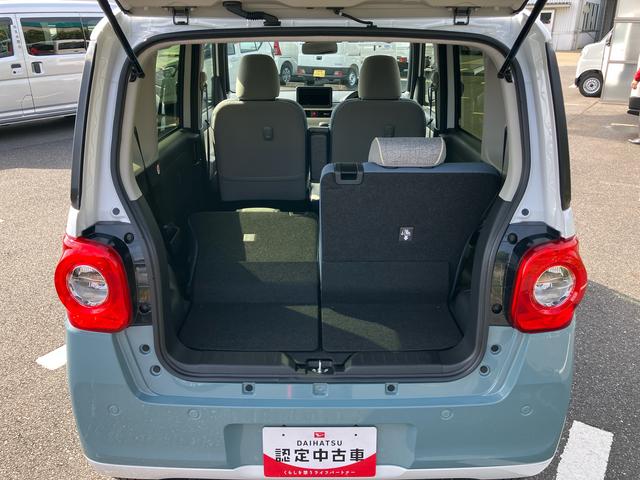 ムーヴキャンバス ストライプスGターボ 両側電動スライドドア LEDヘッドライト&フォグランプ シートヒーター 保温カップホルダー 電動駐車ブレーキ バックカメラ ステアリングスイッチ 自動追従クルコン 衝突被害軽減ブレーキ(12枚目)