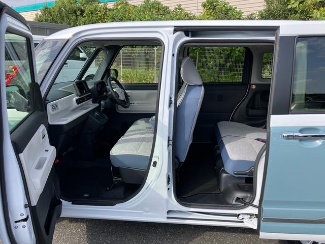 ムーヴキャンバス ストライプスGターボ 両側電動スライドドア LEDヘッドライト&フォグランプ シートヒーター 保温カップホルダー 電動駐車ブレーキ バックカメラ ステアリングスイッチ 自動追従クルコン 衝突被害軽減ブレーキ(28枚目)