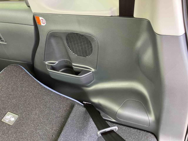 ムーヴキャンバス ストライプスGターボ 両側電動スライドドア LEDヘッドライト&フォグランプ シートヒーター 保温カップホルダー 電動駐車ブレーキ バックカメラ ステアリングスイッチ 自動追従クルコン 衝突被害軽減ブレーキ(47枚目)