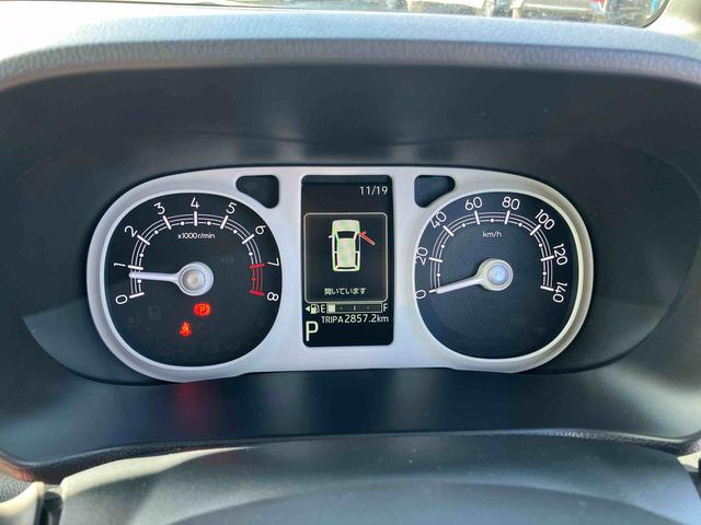 ムーヴキャンバス ストライプスＧターボ　両側電動スライドドア　ＬＥＤヘッドライト＆フォグランプ　シートヒーター　保温カップホルダー　電動駐車ブレーキ　バックカメラ　ステアリングスイッチ　自動追従クルコン　衝突被害軽減ブレーキ（8枚目）