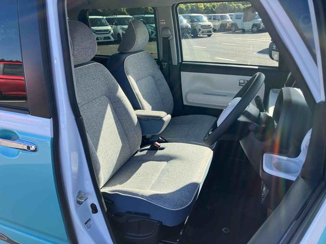 ムーヴキャンバス ストライプスＧターボ　両側電動スライドドア　ＬＥＤヘッドライト＆フォグランプ　シートヒーター　保温カップホルダー　電動駐車ブレーキ　バックカメラ　ステアリングスイッチ　自動追従クルコン　衝突被害軽減ブレーキ（9枚目）