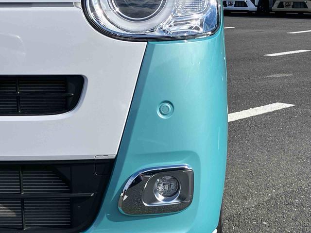 ムーヴキャンバス ストライプスＧターボ　両側電動スライドドア　ＬＥＤヘッドライト＆フォグランプ　シートヒーター　保温カップホルダー　電動駐車ブレーキ　バックカメラ　ステアリングスイッチ　自動追従クルコン　衝突被害軽減ブレーキ（16枚目）