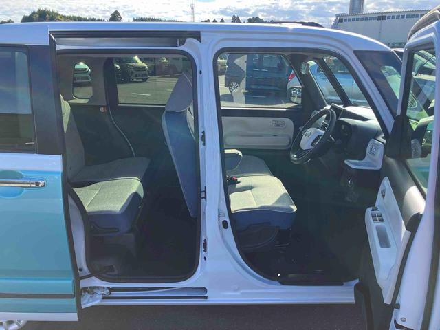 ムーヴキャンバス ストライプスＧターボ　両側電動スライドドア　ＬＥＤヘッドライト＆フォグランプ　シートヒーター　保温カップホルダー　電動駐車ブレーキ　バックカメラ　ステアリングスイッチ　自動追従クルコン　衝突被害軽減ブレーキ（20枚目）