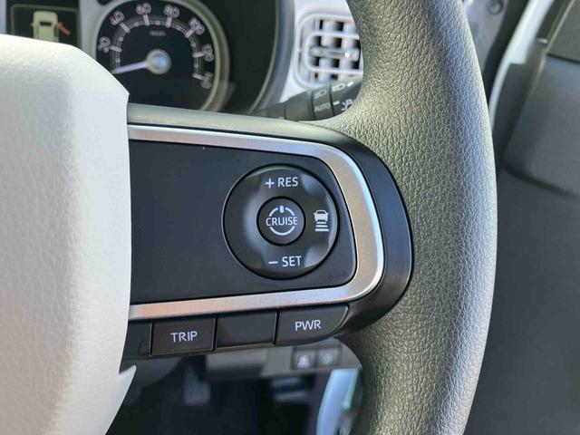 ムーヴキャンバス ストライプスＧターボ　両側電動スライドドア　ＬＥＤヘッドライト＆フォグランプ　シートヒーター　保温カップホルダー　電動駐車ブレーキ　バックカメラ　ステアリングスイッチ　自動追従クルコン　衝突被害軽減ブレーキ（36枚目）