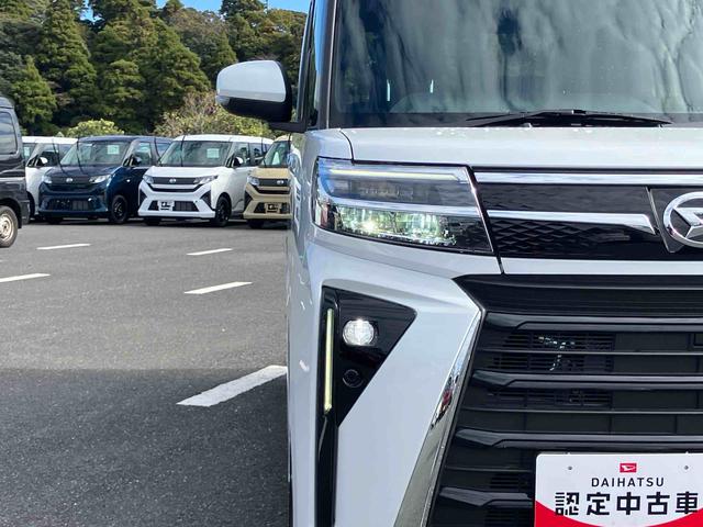 タント カスタムＲＳ　ターボエンジン　１５インチアルミ　バックカメラ　両側電動スライドドア　シートヒーター　電動駐車ブレーキ　ＬＥＤライト＆フォグ　上下２段調節式デッキボード　コーナーセンサー　衝突被害軽減ブレーキ（4枚目）