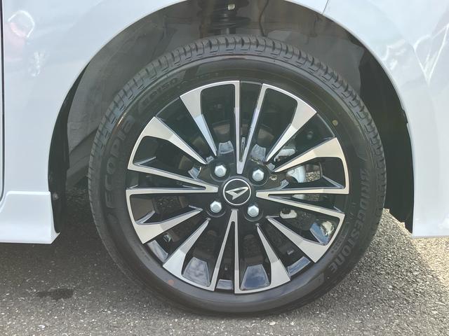 タント カスタムＲＳ　ターボエンジン　１５インチアルミ　バックカメラ　両側電動スライドドア　シートヒーター　電動駐車ブレーキ　ＬＥＤライト＆フォグ　上下２段調節式デッキボード　コーナーセンサー　衝突被害軽減ブレーキ（21枚目）