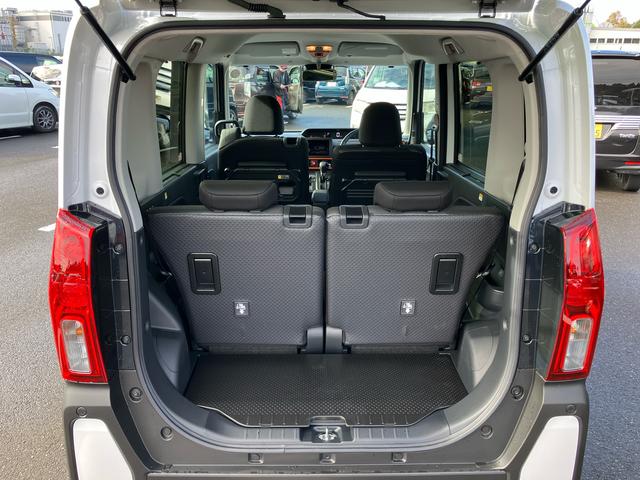 タント ファンクロスターボ ルーフレール 15インチアルミ バックカメラ 両側電動スライドドア シートヒーター 電動駐車ブレーキ LEDライト&フォグ 上下2段調節式デッキボード コーナーセンサー 衝突被害軽減ブレーキ(12枚目)