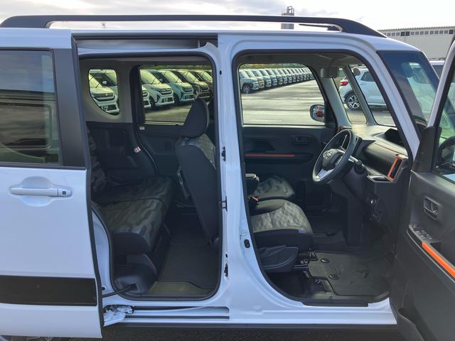 タント ファンクロスターボ ルーフレール 15インチアルミ バックカメラ 両側電動スライドドア シートヒーター 電動駐車ブレーキ LEDライト&フォグ 上下2段調節式デッキボード コーナーセンサー 衝突被害軽減ブレーキ(21枚目)