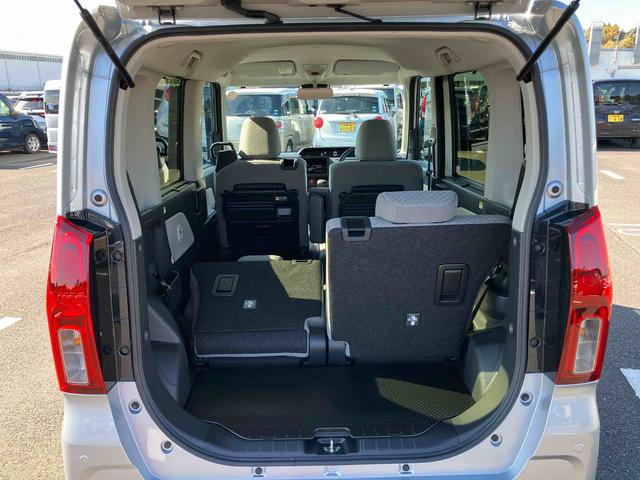 タント Ｘ　バックカメラ　左側電動スライドドア　シートヒーター　電動パーキングブレーキ　ＬＥＤヘッドライト　オートライト　オートエアコン　上下２段調節式デッキボード　コーナーセンサー　衝突被害軽減ブレーキ（12枚目）