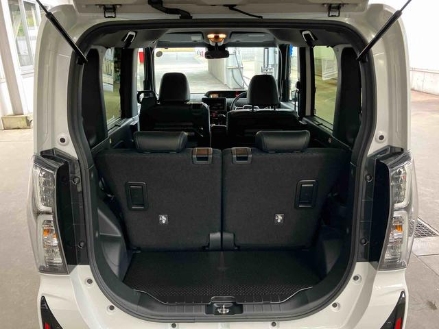 タント カスタムＲＳ　ターボエンジン　１５インチアルミ　バックカメラ　両側電動スライドドア　シートヒーター　電動駐車ブレーキ　ＬＥＤライト＆フォグ　上下２段調節式デッキボード　コーナーセンサー　衝突被害軽減ブレーキ（11枚目）