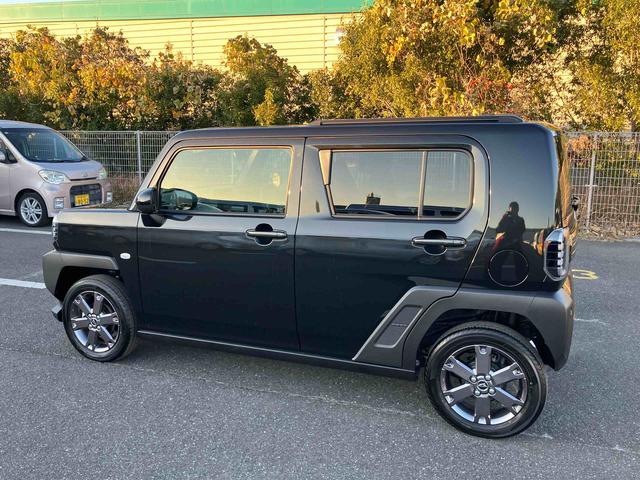 タフト Gターボ ダーククロムベンチャー 前後専用ガーニッシュ ガラスルーフ ルーフレール 15インチアルミ LEDヘッドライト&フォグランプ バックカメラ シートヒーター 電動駐車ブレーキ 自動追従クルコン 衝突被害軽減ブレーキ(29枚目)