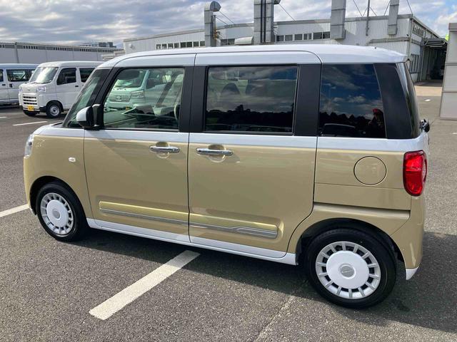 ムーヴキャンバス ストライプスGターボ 両側電動スライドドア LEDヘッドライト&フォグランプ シートヒーター 保温カップホルダー 電動駐車ブレーキ バックカメラ ステアリングスイッチ 自動追従クルコン 衝突被害軽減ブレーキ(27枚目)