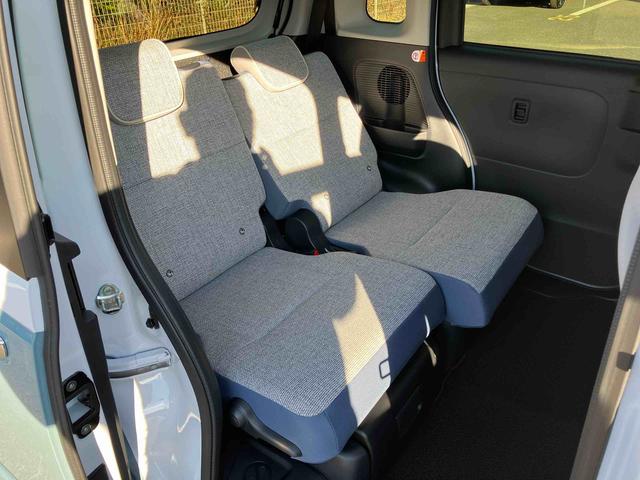 ムーヴキャンバス ストライプスＧターボ　両側電動スライドドア　ＬＥＤヘッドライト＆フォグランプ　シートヒーター　保温カップホルダー　電動駐車ブレーキ　バックカメラ　ステアリングスイッチ　自動追従クルコン　衝突被害軽減ブレーキ（10枚目）