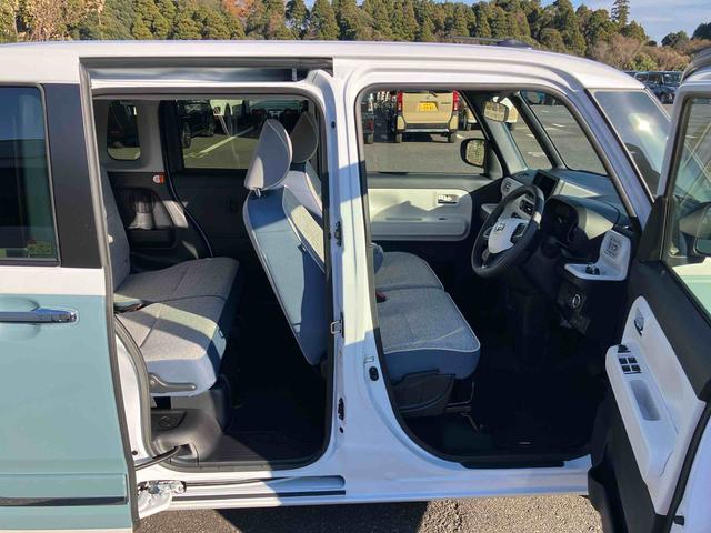 ムーヴキャンバス ストライプスＧターボ　両側電動スライドドア　ＬＥＤヘッドライト＆フォグランプ　シートヒーター　保温カップホルダー　電動駐車ブレーキ　バックカメラ　ステアリングスイッチ　自動追従クルコン　衝突被害軽減ブレーキ（20枚目）