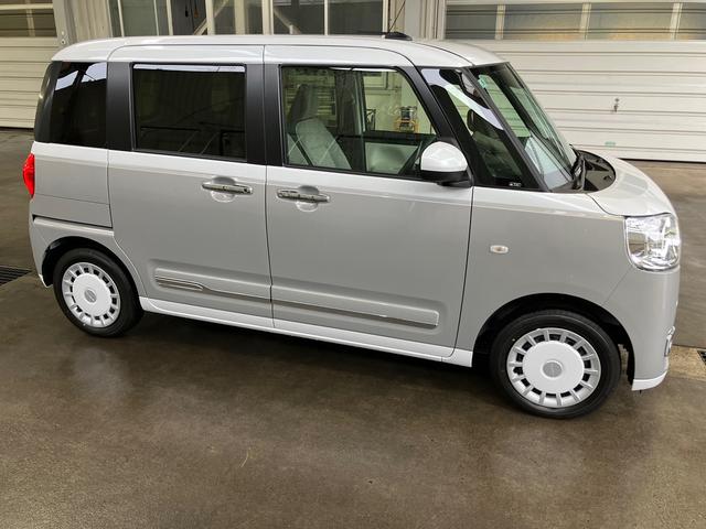 ムーヴキャンバス ストライプスＧ　ＬＥＤヘッドライト／両側電動スライドドア／コーナーセンサー／アイドリングストップ／衝突回避支援システム／横滑り防止装置／オートライト／オートエアコン／キーフリー／電動格納ミラー／電動パーキングブレーキ（19枚目）