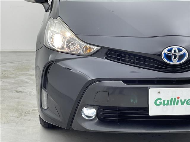 プリウスアルファ S クラリオンナビ バックモニター ETC スマートキー LEDフォグランプ 3列シート フルオートエアコン オートライト 禁煙車(33枚目)