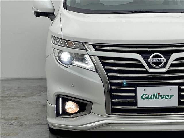 エルグランド 250ハイウェイスターSホワイトレザーアーバンクロム 純正ナビ 後席モニター 両側パワースライドドア パワーバックドア ホワイトレザーシート シートヒーター 助手席/2列目オットマン クルーズコントロール アラウンドビューモニター LEDヘッドライト(33枚目)