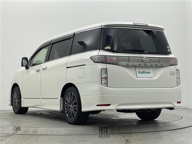 エルグランド 250ハイウェイスターSホワイトレザーアーバンクロム 純正ナビ 後席モニター 両側パワースライドドア パワーバックドア ホワイトレザーシート シートヒーター 助手席/2列目オットマン クルーズコントロール アラウンドビューモニター LEDヘッドライト(38枚目)