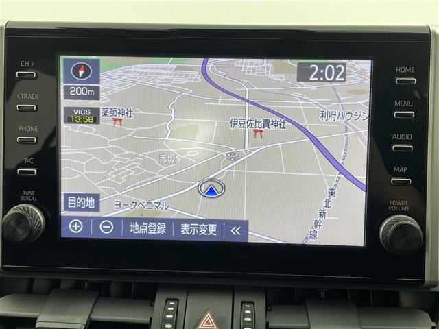 RAV4 アドベンチャー 純正9型DAナビ バックカメラ BSM アダプティブクルーズ クリアランスソナー トヨタセーフティセンス パワーシート ビルトインETC LEDヘッドランプ フォグ ルーフレール 純正19インチAW(9枚目)