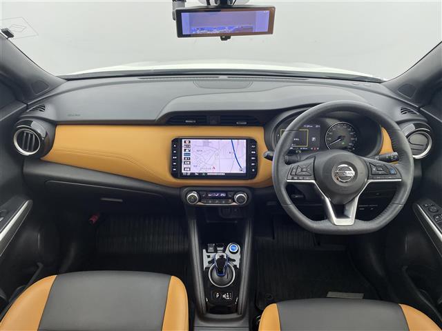 キックス X ツートーンインテリアエディション 純正9型ナビ プロパイロット アラウンドビューモニター インテリジェントルームミラー LEDヘッドライト エマージェンシーブレーキ 車線逸脱警報 ETC シートヒーター ドライブレコーダー 禁煙(2枚目)