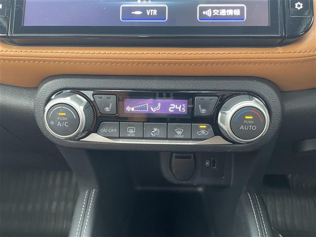 キックス X ツートーンインテリアエディション 純正9型ナビ プロパイロット アラウンドビューモニター インテリジェントルームミラー LEDヘッドライト エマージェンシーブレーキ 車線逸脱警報 ETC シートヒーター ドライブレコーダー 禁煙(13枚目)