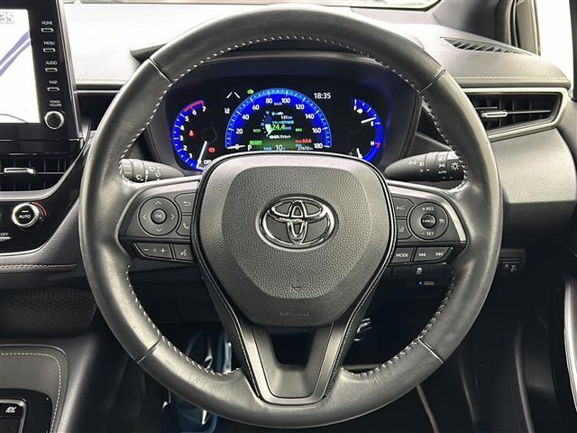 カローラツーリング ハイブリッド ダブルバイビー 純正9型DAナビ BSM 追従クルーズ クリアランスソナー バックモニター フルセグTV ETC2.0 LEDヘッドランプ フォグランプ 電動パーキングブレーキ オートホールド トヨタセーフティセンス(9枚目)