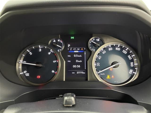 ランドクルーザープラド TX Lパッケージ マットブラックエディション 純正9型ナビ 黒革シート シートヒーター/ベンチレーション アダプティブクルーズ 前後クリアランスソナー ルーフレール 専用18インチAW フルセグTV バックモニター Bluetoothオーディオ(10枚目)