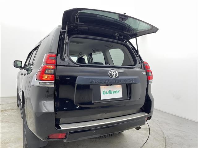 ランドクルーザープラド TX Lパッケージ マットブラックエディション 純正9型ナビ 黒革シート シートヒーター/ベンチレーション アダプティブクルーズ 前後クリアランスソナー ルーフレール 専用18インチAW フルセグTV バックモニター Bluetoothオーディオ(28枚目)