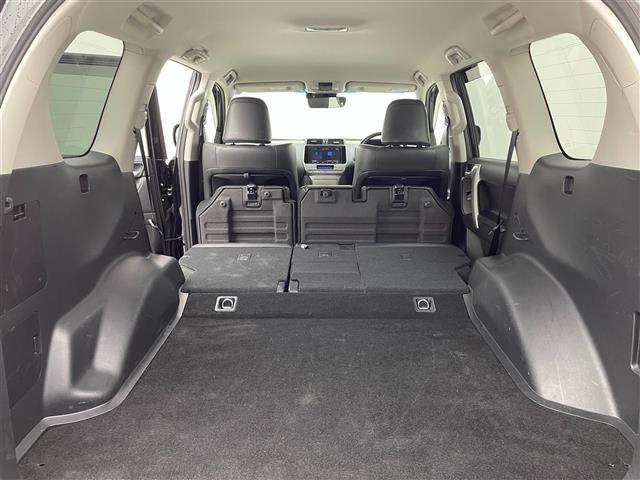 ランドクルーザープラド TX Lパッケージ マットブラックエディション 純正9型ナビ 黒革シート シートヒーター/ベンチレーション アダプティブクルーズ 前後クリアランスソナー ルーフレール 専用18インチAW フルセグTV バックモニター Bluetoothオーディオ(31枚目)