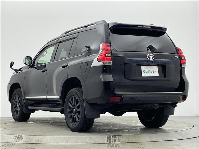 ランドクルーザープラド TX Lパッケージ マットブラックエディション 純正9型ナビ 黒革シート シートヒーター/ベンチレーション アダプティブクルーズ 前後クリアランスソナー ルーフレール 専用18インチAW フルセグTV バックモニター Bluetoothオーディオ(38枚目)