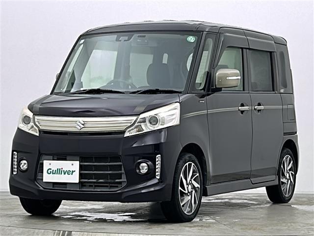 スペーシアカスタム Jスタイル レーダーブレーキサポート 両側パワースライドドア ケンウッドナビ フルセグTV 運転席/助手席シートヒーター HIDヘッドライト フォグランプ 純正アルミホイール フルオートエアコン スマートキー(35枚目)
